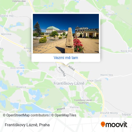 Františkovy Lázně mapa