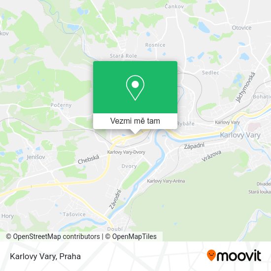 Karlovy Vary mapa