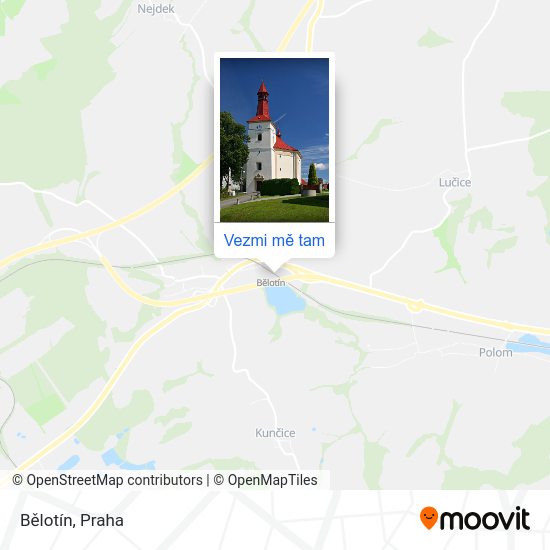 Bělotín mapa