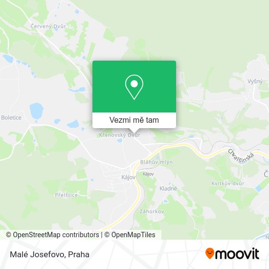 Malé Josefovo mapa