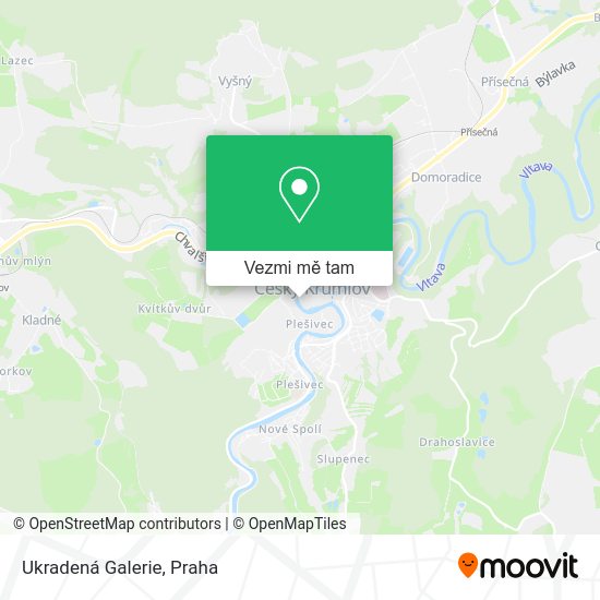 Ukradená Galerie mapa