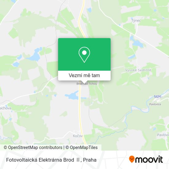 Fotovoltaická Elektrárna Brod Ⅱ mapa
