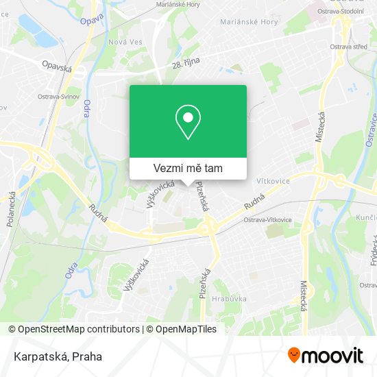 Karpatská mapa