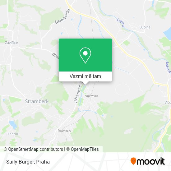 Saily Burger mapa
