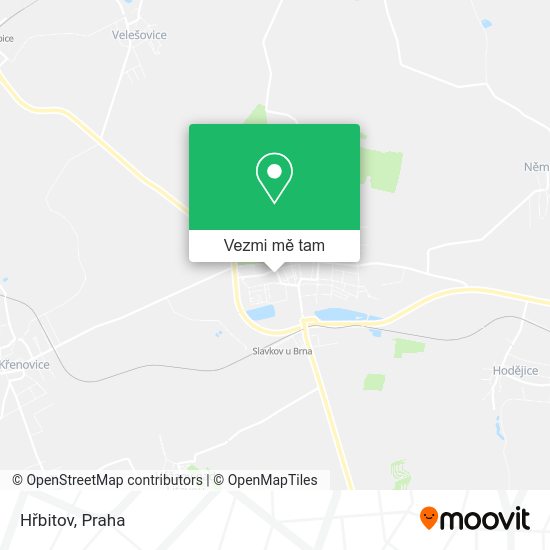 Hřbitov mapa