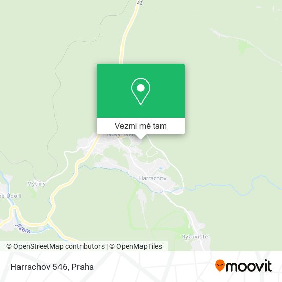 Harrachov 546 mapa