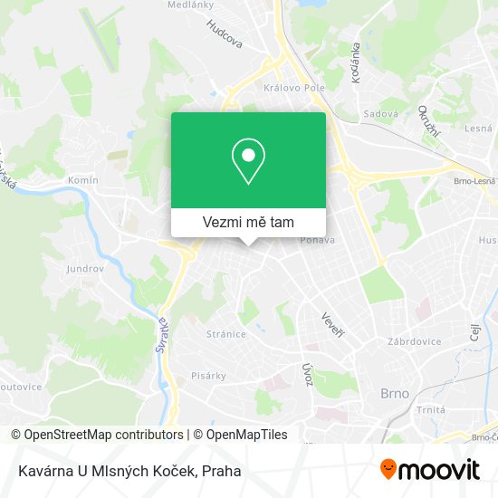 Kavárna U Mlsných Koček mapa