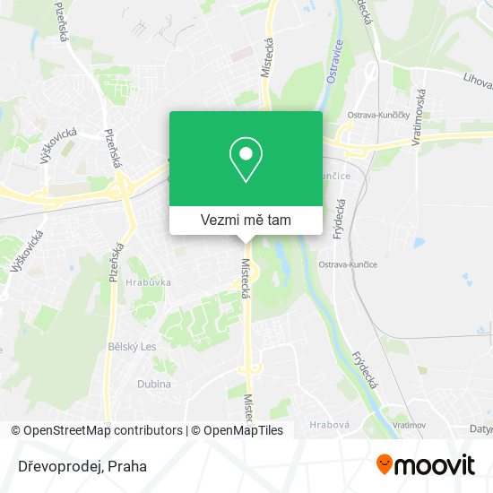 Dřevoprodej mapa