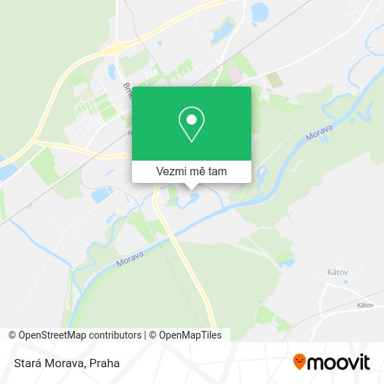 Stará Morava mapa