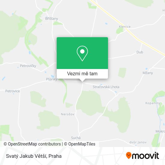 Svatý Jakub Větší mapa