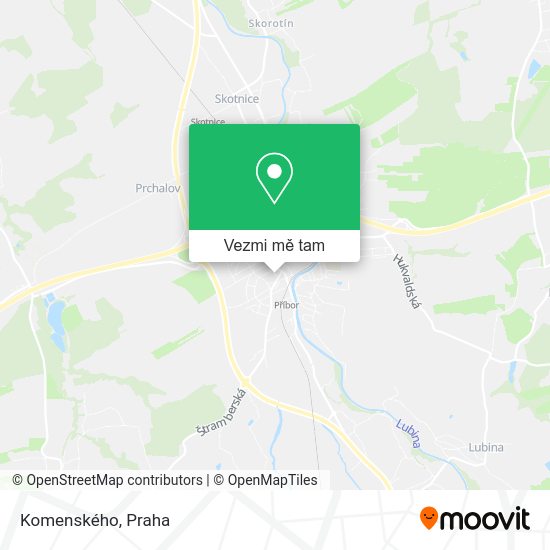 Komenského mapa