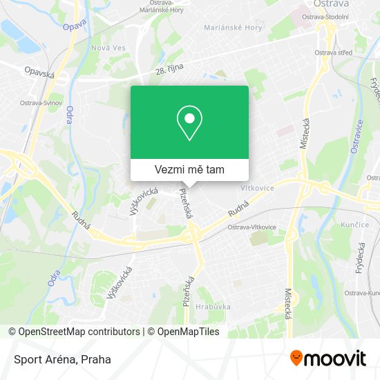 Sport Aréna mapa