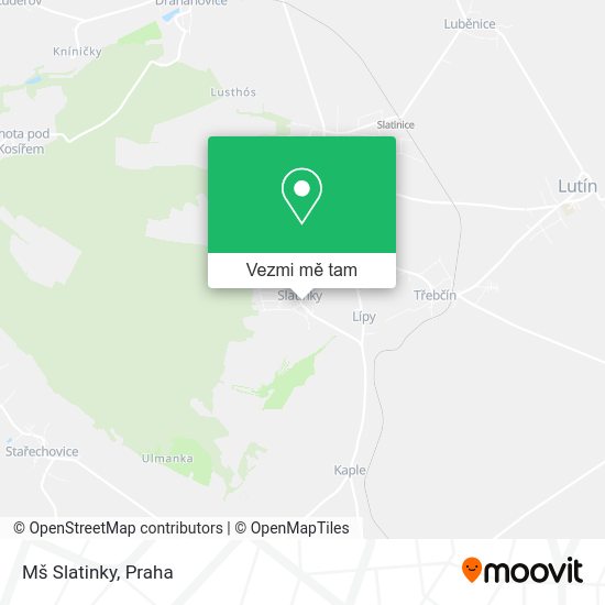 Mš Slatinky mapa