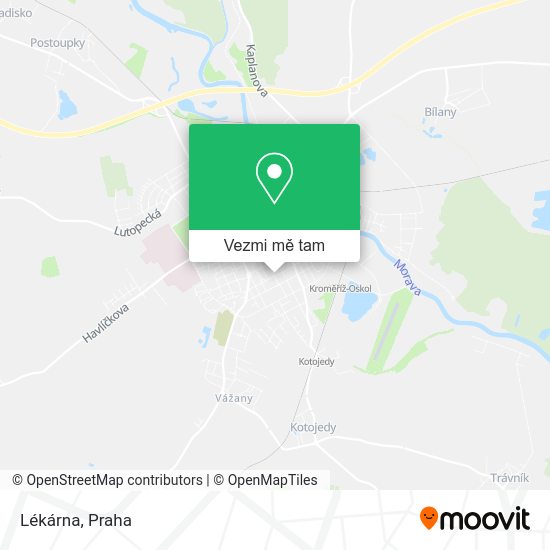 Lékárna mapa