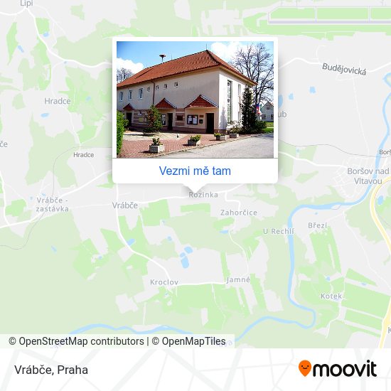 Vrábče mapa