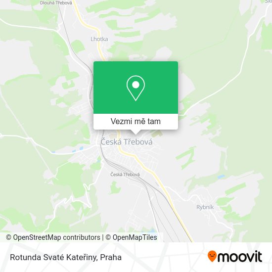 Rotunda Svaté Kateřiny mapa