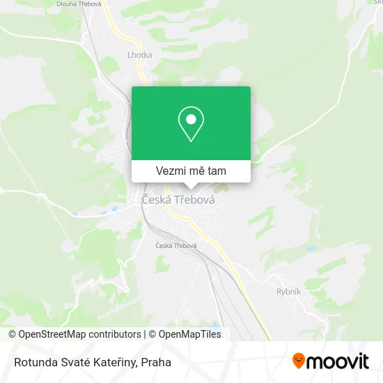 Rotunda Svaté Kateřiny mapa