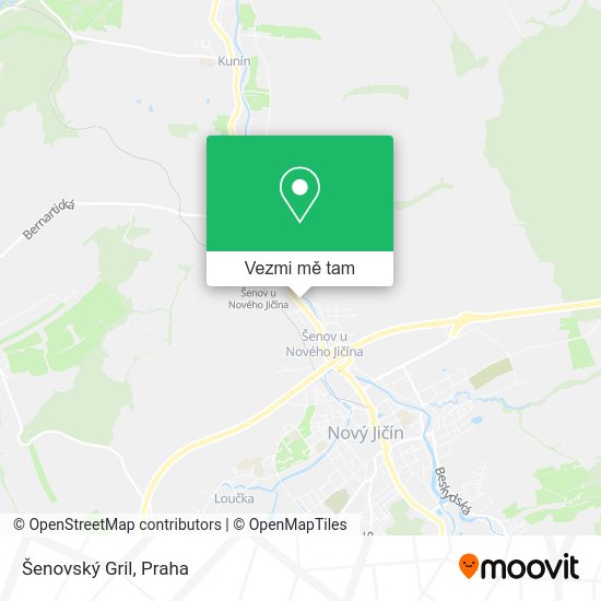 Šenovský Gril mapa