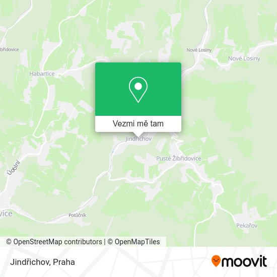 Jindřichov mapa
