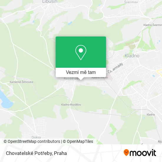 Chovatelské Potřeby mapa