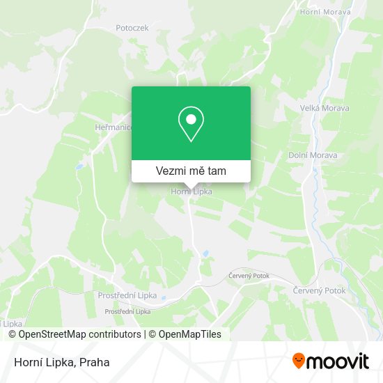 Horní Lipka mapa