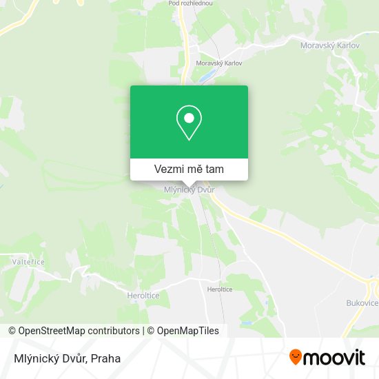 Mlýnický Dvůr mapa