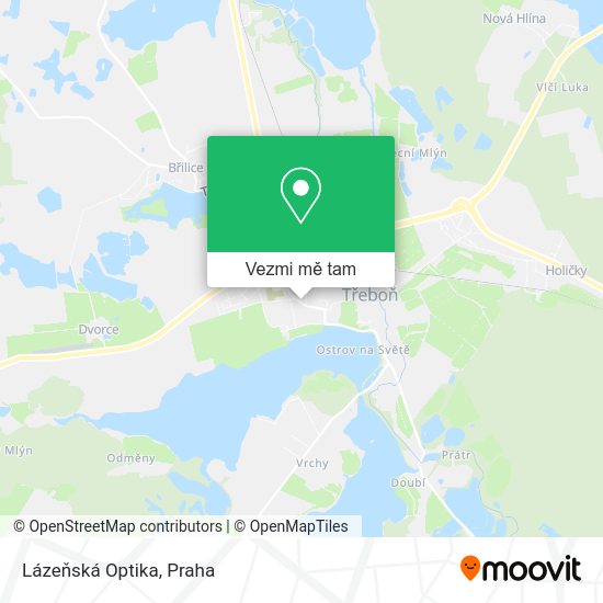 Lázeňská Optika mapa