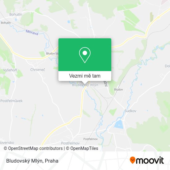 Bludovský Mlýn mapa