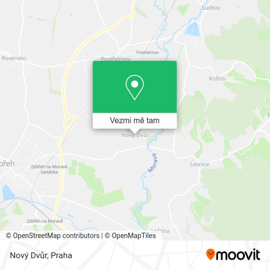 Nový Dvůr mapa
