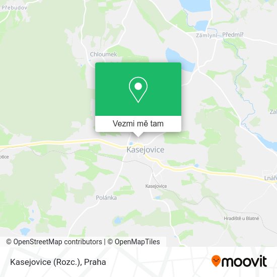 Kasejovice (Rozc.) mapa