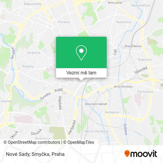 Nové Sady, Smyčka mapa