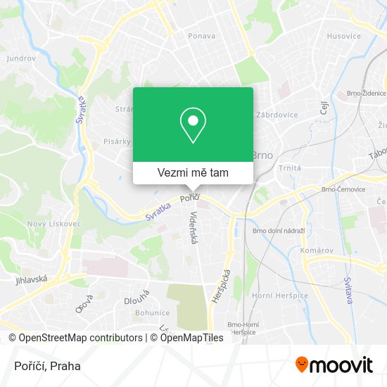 Poříčí mapa