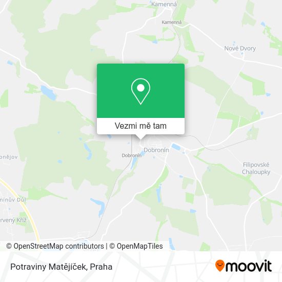 Potraviny Matějíček mapa