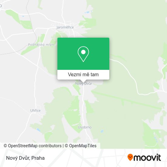 Nový Dvůr mapa