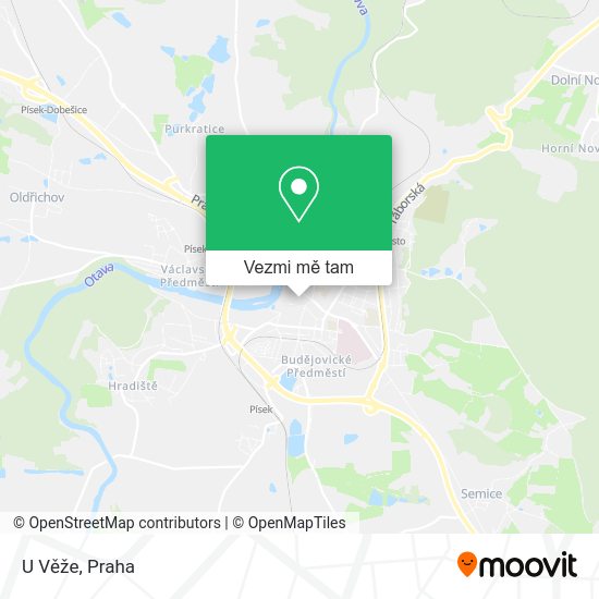 U Věže mapa
