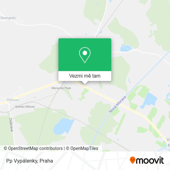 Pp Vypálenky mapa