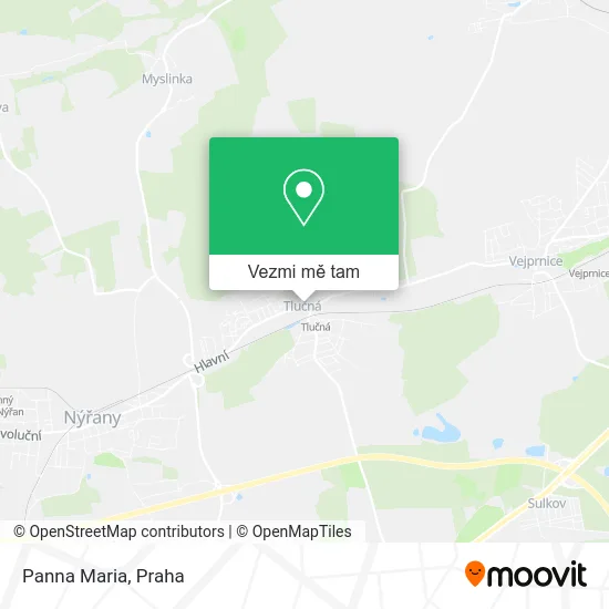 Panna Maria mapa