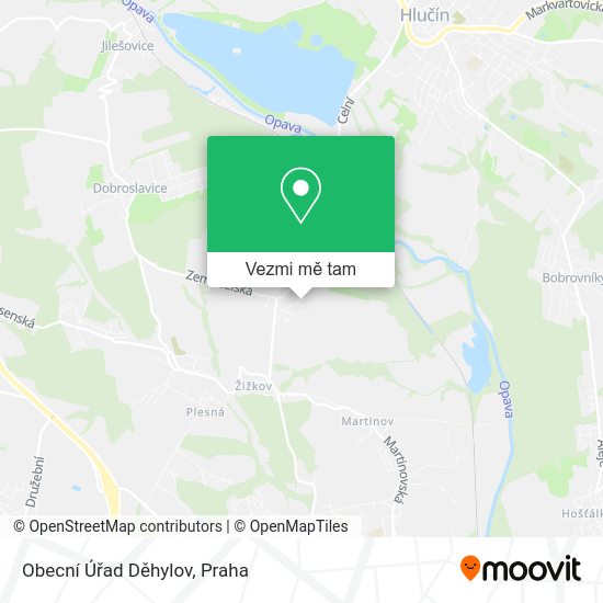 Obecní Úřad Děhylov mapa