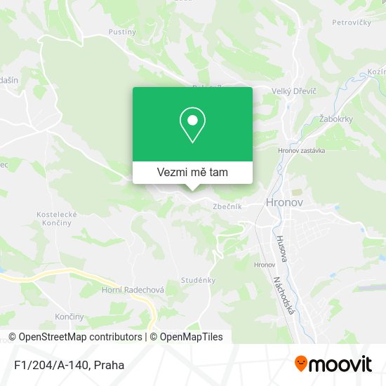 F1/204/A-140 mapa