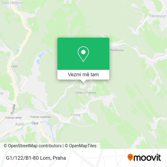 G1/122/B1-80 Lom mapa