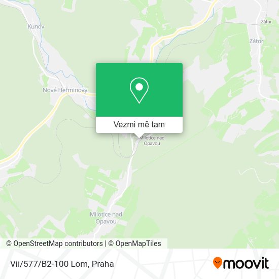 Vii/577/B2-100 Lom mapa