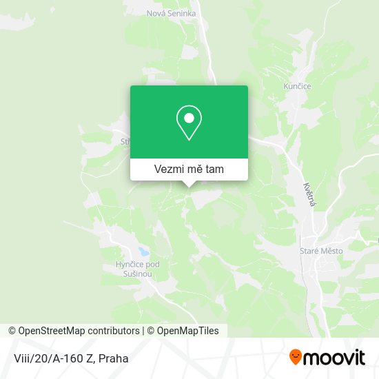 Viii/20/A-160 Z mapa