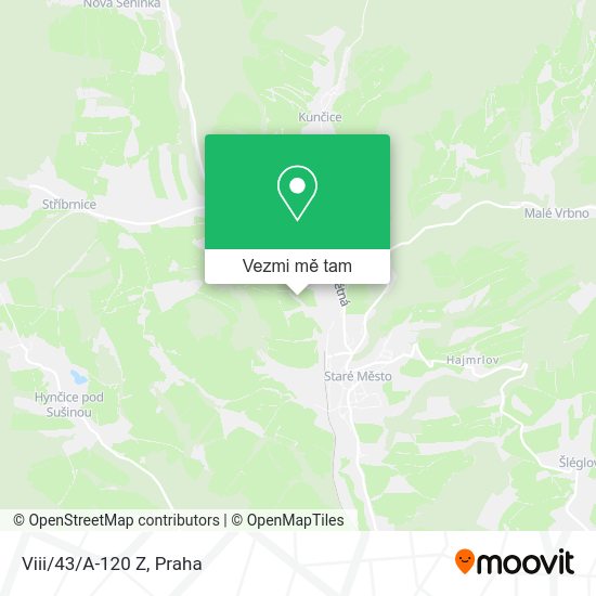 Viii/43/A-120 Z mapa
