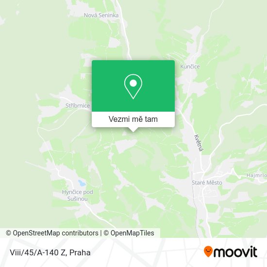 Viii/45/A-140 Z mapa