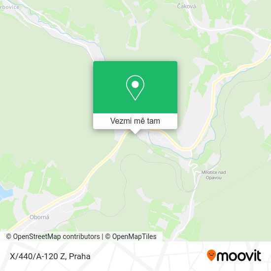 X/440/A-120 Z mapa