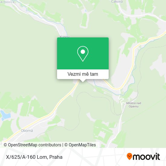 X/625/A-160 Lom mapa