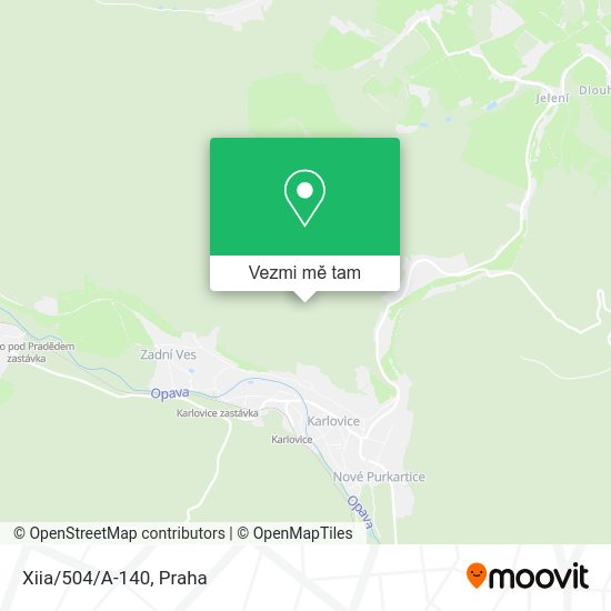 Xiia/504/A-140 mapa