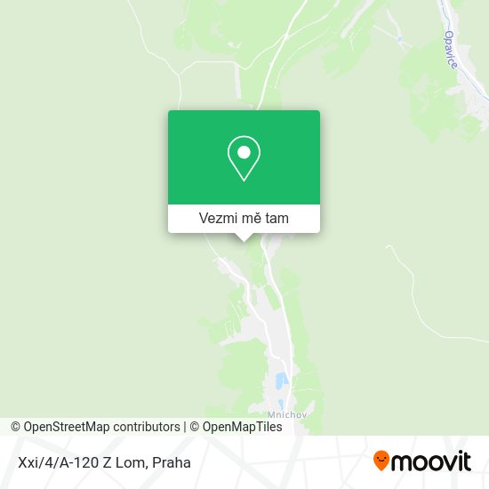 Xxi/4/A-120 Z Lom mapa
