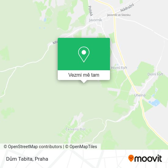 Dům Tabita mapa