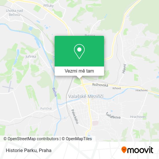 Historie Parku mapa